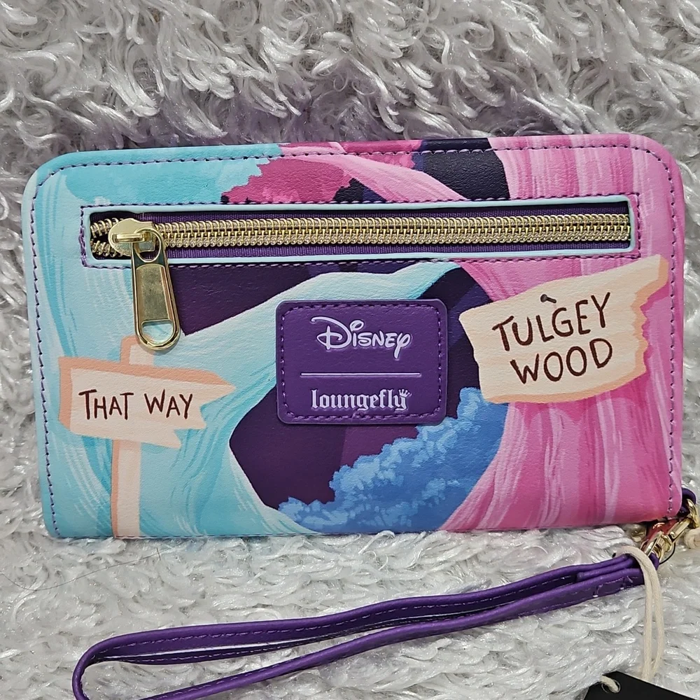 Loungefly Alice In Wonderland Wicheshire Cat Mini Backpack And Wallet Set